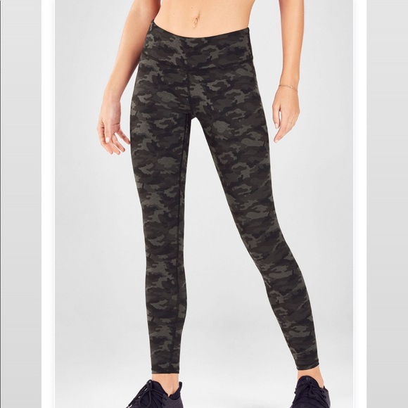 camo fabletics leggings